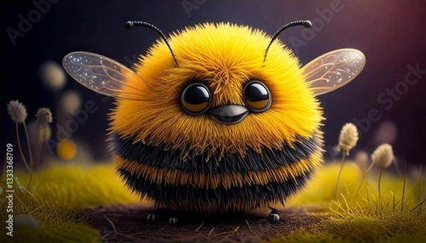 Fototapeta 웃고있는 귀여운 눈사람