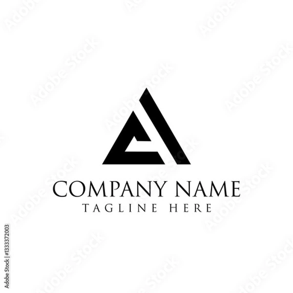 Fototapeta Letter A logo design