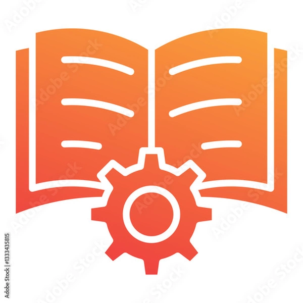 Fototapeta Guide Book Icon