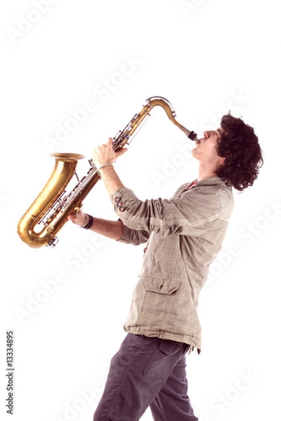 Fototapeta Jazz singer