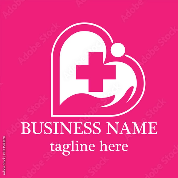 Fototapeta Medical vector logo design