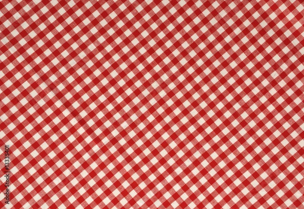 Obraz Red Gingham Background