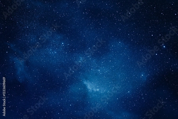 Obraz blue space background