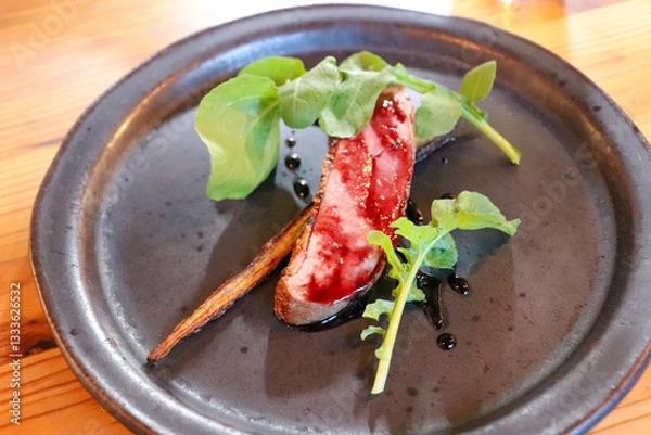 Obraz 野菜と肉のベリーソースT