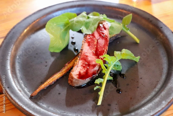 Obraz 野菜と肉のベリーソースT