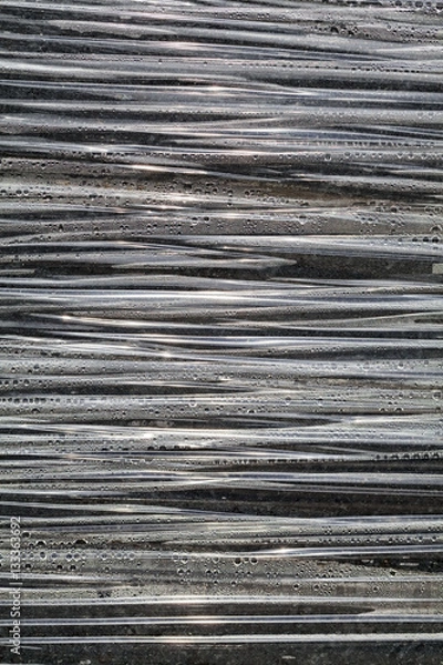 Fototapeta transparent nylon after rain