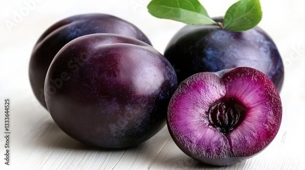 Fototapeta The rare purple plum, grown in the sacred orchards of Artemis, was said to offer unmatched agility and grace