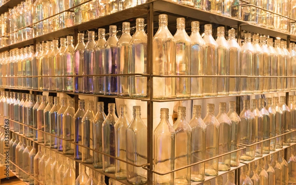 Obraz Many Bottle on Shelf