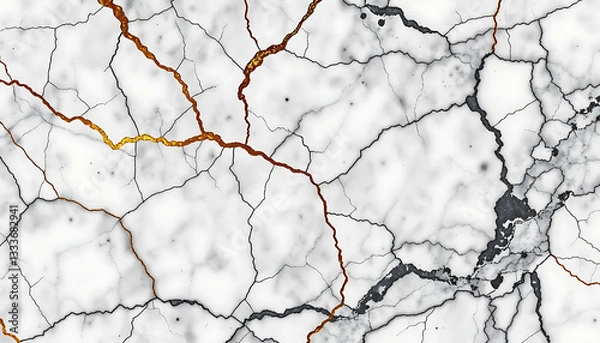 Obraz old cracked wall