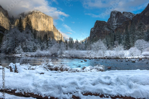 Fototapeta Valley View point in Yosemite National Park
