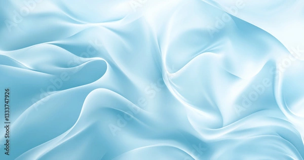 Fototapeta Minimal light blue background. Simple vector graphic pattern