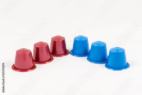 Obraz Modern unbranded colorful capsules for espresso coffee machine