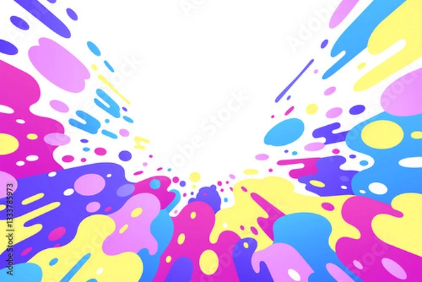 Obraz カラフルでポップな背景