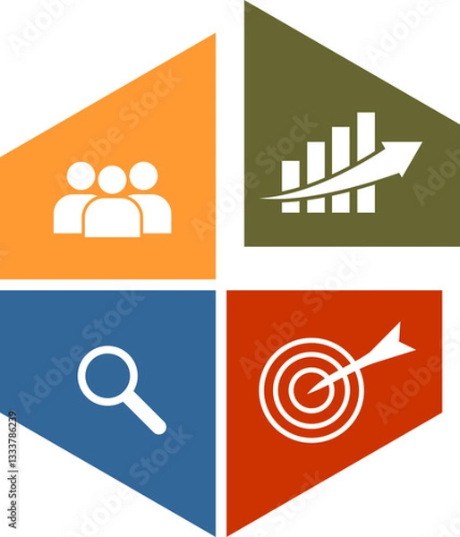 Obraz Business Strategy Icon