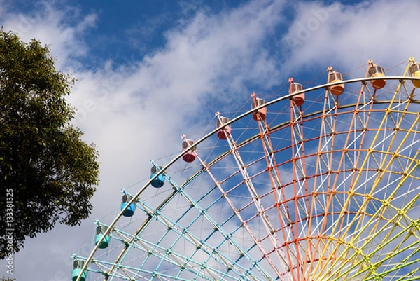 Obraz 遊園地　観覧車