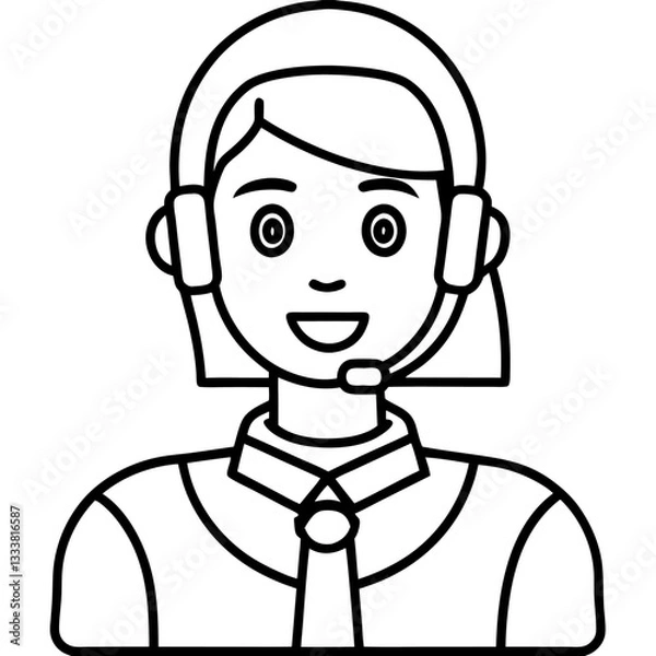 Fototapeta Modern Artificial Intelligence Symbols for Digital and Tech Projects
