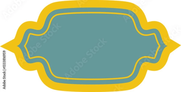 Fototapeta Islamic Banner Frame