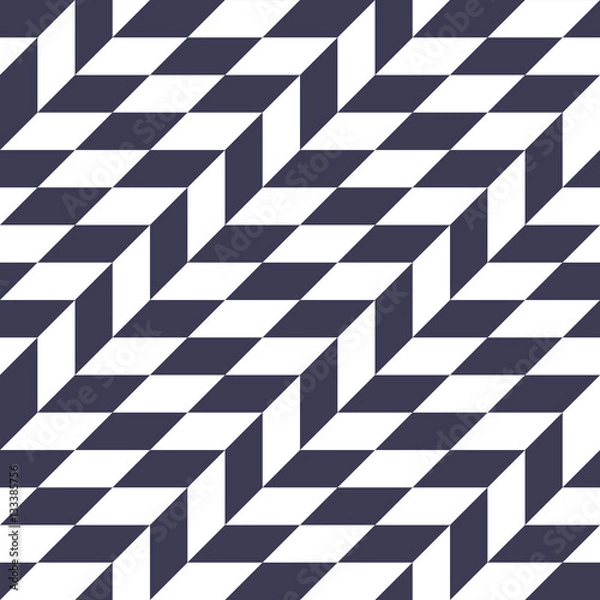 Fototapeta Abstract geometric purple minimal graphic design print checkered pattern