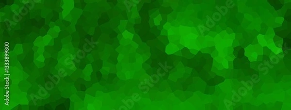 Fototapeta Abstract green background from particles textures for graphic design, web, banner, posters. Foliage fantasy mosaic background. Template Green design saturation for Banner, poster.