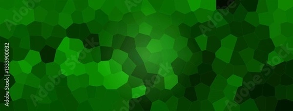 Fototapeta Abstract green background from particles textures for graphic design, web, banner, posters. Foliage fantasy mosaic background. Template Green design saturation for Banner, poster.