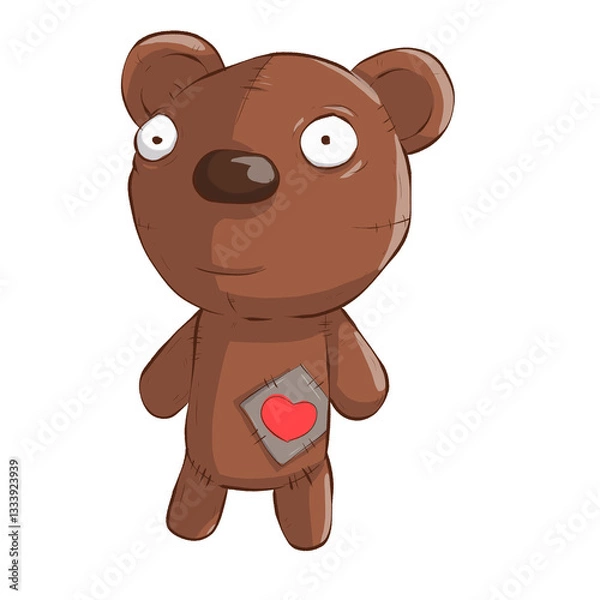 Obraz teddy bear cartoon