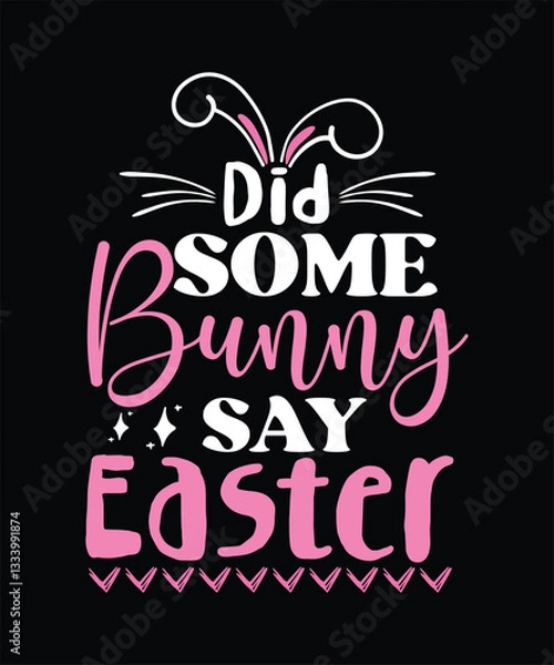 Obraz happy birthday card with bunny