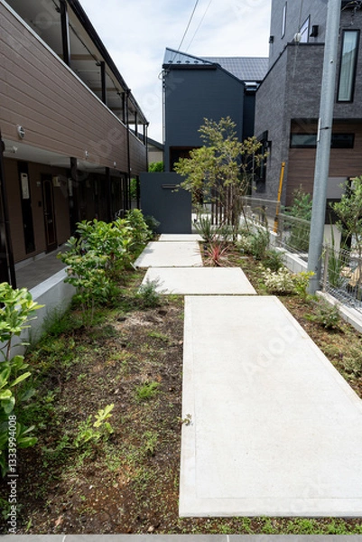 Fototapeta オシャレな庭｜エクステリア｜外構デザイン｜新築戸建住宅