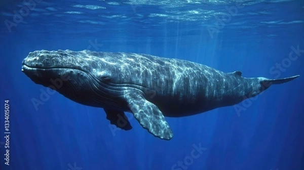 Obraz Majestic Humpback Whale Underwater