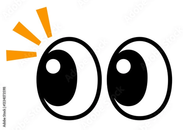 Obraz 注目,目,ひらめき,ひらめく,発見,思いつき,思いつく,気づく,気づき,目玉,アイディア,見つける,思い出す,アイコン,マーク,ピンとくる,ポイント,ハッとする,眼,瞳,視線,わかる,ポップ,わかった,理解,気がつく,気になる,視点,ぱっちり,眼球,パーツ,視力,シンボル,素材,イラスト,ベクター,シンプル,黒,インスピレーション,単品,単体,透過