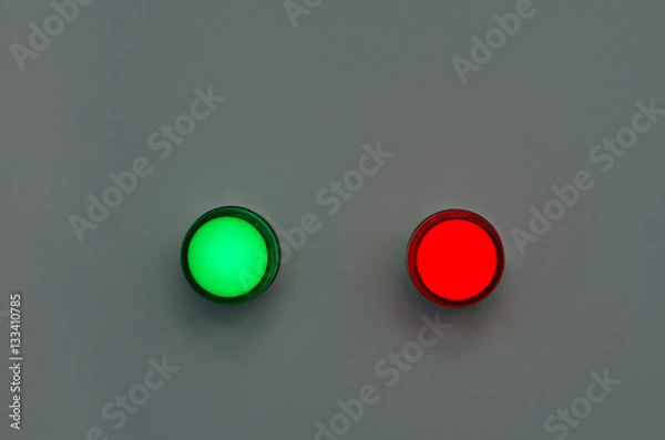 Fototapeta button, indicator, detector, LED