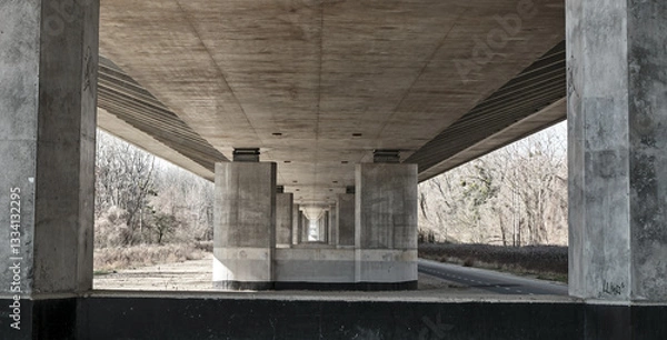 Fototapeta Infinity under the bridge