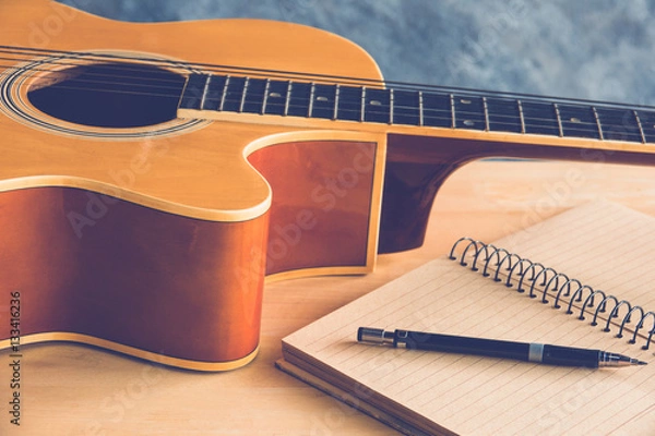 Obraz composion guitar