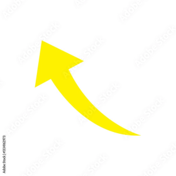 Fototapeta curve arrow symbol