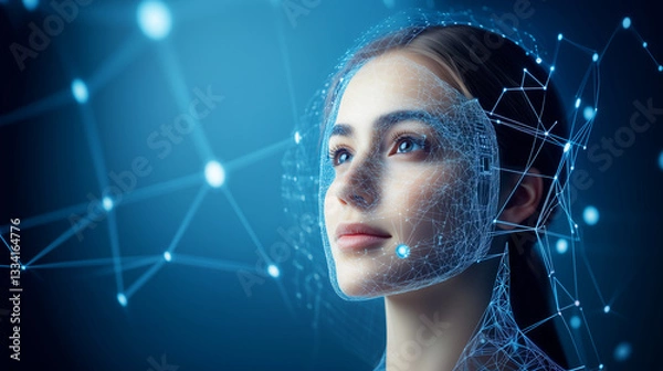 Obraz AI-Powered Face Recognition Technology