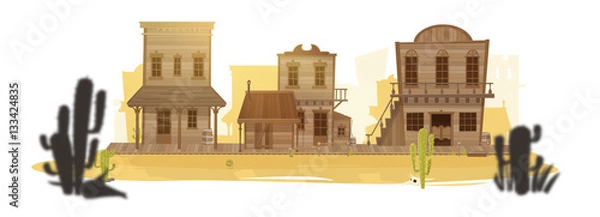 Obraz ville far-west