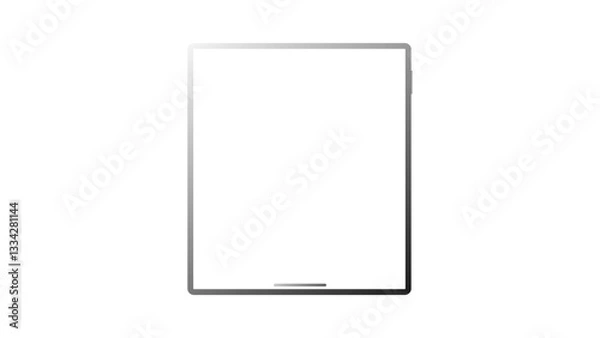 Fototapeta Premium tablet in trendy thin frame design. vector.