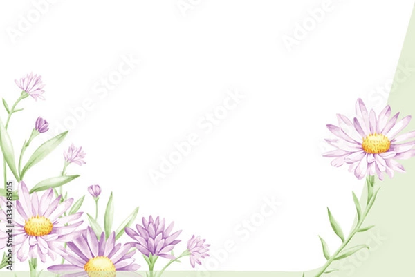 Fototapeta watercolor flower background. Used as a background in weddings and other tasks.