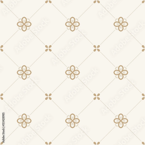 Obraz Seamless islam pattern. Vintage floral background