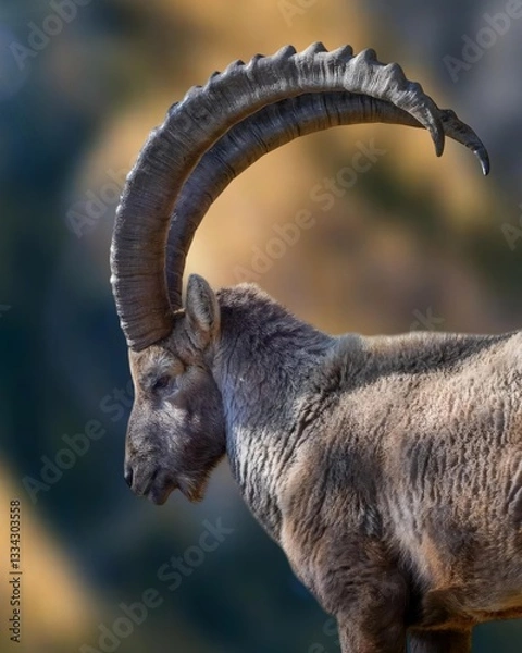 Obraz close up of a mountain goat