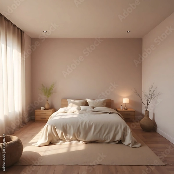 Fototapeta modern bedroom interior