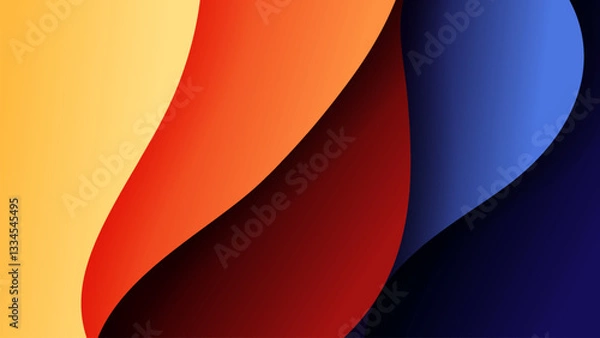 Fototapeta Premium vector background with soft gradient color on background. Eps 10	