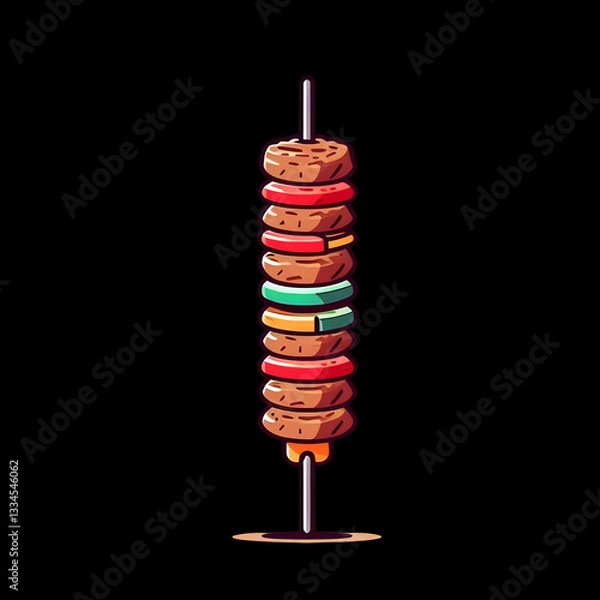 Obraz candy on stick