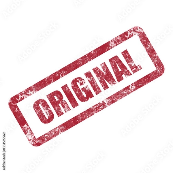 Obraz original red seal. original stamp. original stamp sign. red stamp with the words original