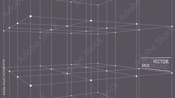 Obraz Cube icon vector