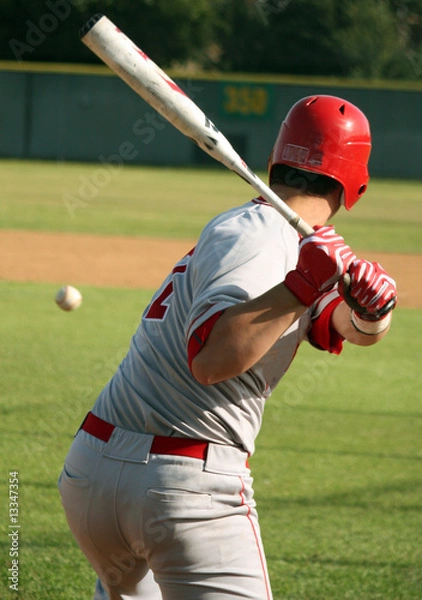 Fototapeta baseball action