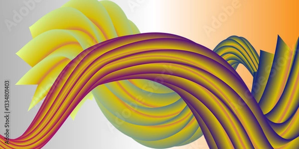 Obraz abstract vector background with lines