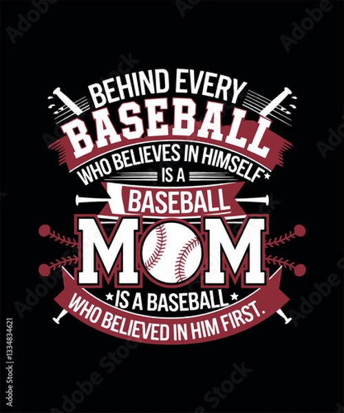 Obraz Baseball T-shirt Design