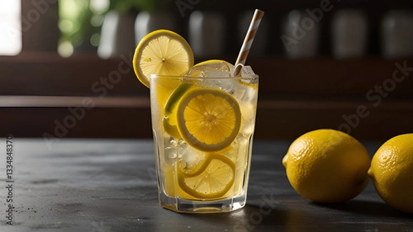 Obraz Cool drink made from lemon