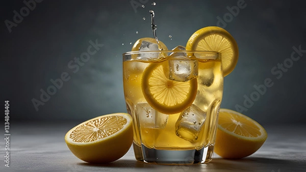 Obraz Cool drink made from lemon