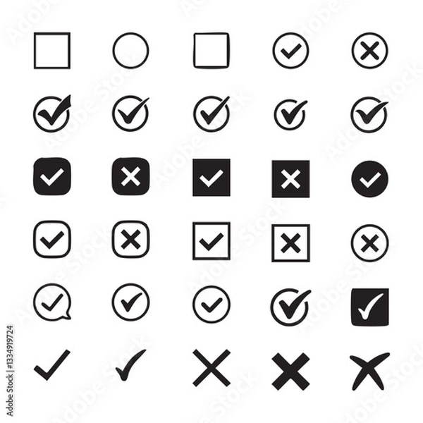 Obraz Completed Task Icon Positive Checkmark